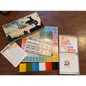 RARE Vintage NWOT Open Box 1979 Denver Scene Board Game - Never Played